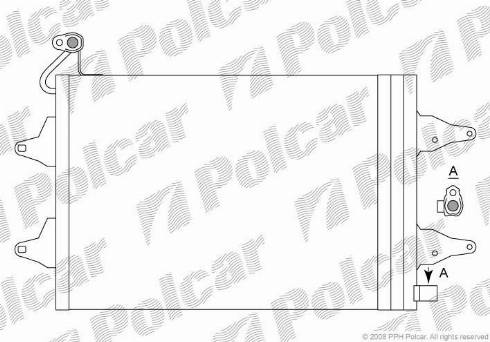 Polcar 6913K81X - Конденсатор, кондиціонер avtolavka.club