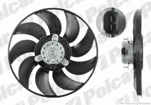 Polcar 604123U3X - Вентилятор, охолодження двигуна avtolavka.club