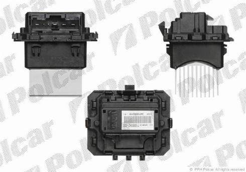 Polcar 6014KST1X - Регулятор, вентилятор салону avtolavka.club