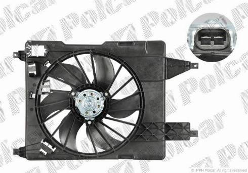 Polcar 601223W3 - Вентилятор, охолодження двигуна avtolavka.club