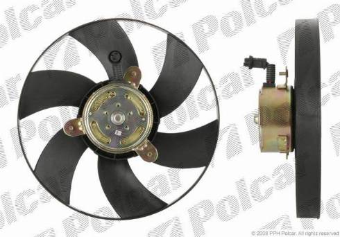 Polcar 671423U5 - Вентилятор, охолодження двигуна avtolavka.club