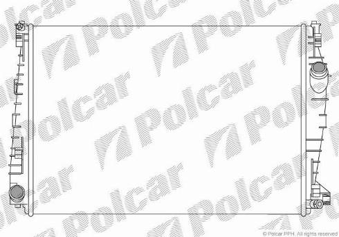 Polcar 141108-1 - Радіатор, охолодження двигуна avtolavka.club