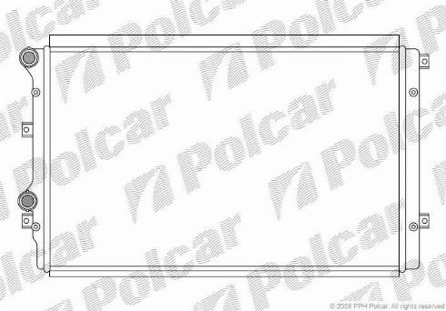 Polcar 133108-2 - Радіатор, охолодження двигуна avtolavka.club