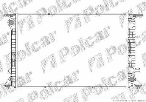 Polcar 133708-1 - Радіатор, охолодження двигуна avtolavka.club