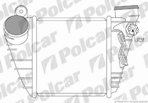 Polcar 1323J8-1 - Интеркулер avtolavka.club