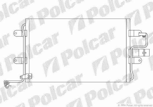 Polcar 1323K82X - Конденсатор, кондиціонер avtolavka.club