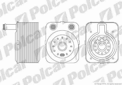 Polcar 1323L83X - Масляний радіатор, рухове масло avtolavka.club