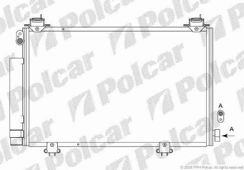 Polcar 8183K8C1 - Конденсатор, кондиціонер avtolavka.club