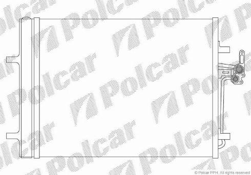 Polcar 3219K82X - Конденсатор, кондиціонер avtolavka.club