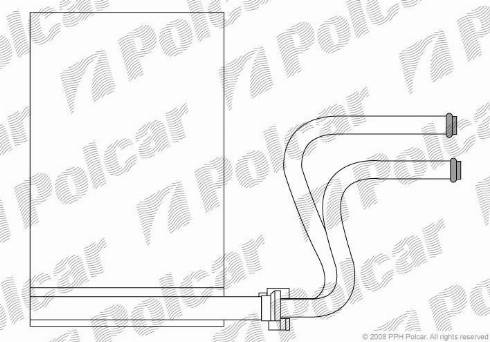 Polcar 3216N81X - Теплообмінник, опалення салону avtolavka.club