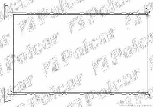 Polcar 2001N82X - Теплообмінник, опалення салону avtolavka.club