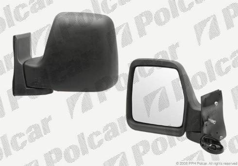 Polcar 2395521E - Зовнішнє дзеркало avtolavka.club