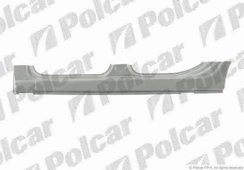 Polcar 232741-Q - Підніжка, накладка порога avtolavka.club