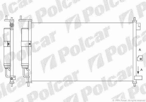 Polcar 2758K82X - Конденсатор, кондиціонер avtolavka.club