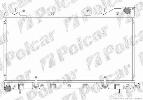 Polcar 723908-3 - Радіатор, охолодження двигуна avtolavka.club
