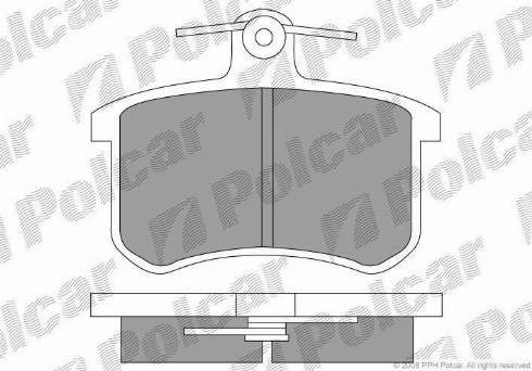 Polcar S70-1023 - Гальмівні колодки, дискові гальма avtolavka.club