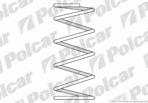 Polcar SU10192 - Пружина ходової частини avtolavka.club