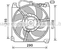 Prasco AL7023 - Вентилятор, охолодження двигуна avtolavka.club