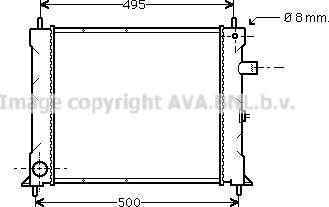 Prasco AU2097 - Радіатор, охолодження двигуна avtolavka.club