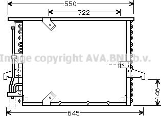 Prasco BW5180 - Конденсатор, кондиціонер avtolavka.club