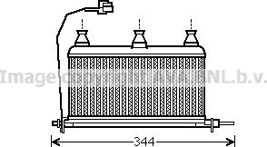 Prasco BW6352 - Теплообмінник, опалення салону avtolavka.club