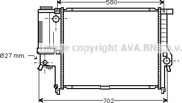 Prasco BW2140 - Радіатор, охолодження двигуна avtolavka.club