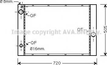 Prasco BW2285 - Радіатор, охолодження двигуна avtolavka.club