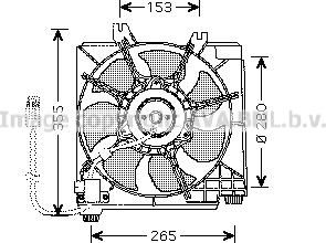 Prasco CR7511 - Вентилятор, охолодження двигуна avtolavka.club