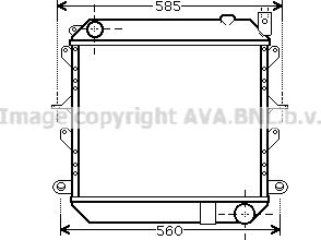 Prasco DN2310 - Радіатор, охолодження двигуна avtolavka.club