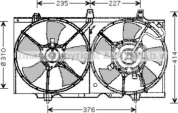 Prasco DN7507 - Вентилятор, охолодження двигуна avtolavka.club