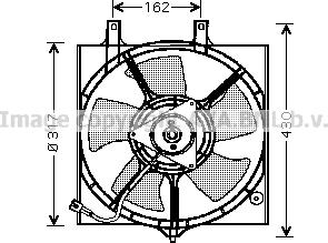 Prasco DN7510 - Вентилятор, охолодження двигуна avtolavka.club