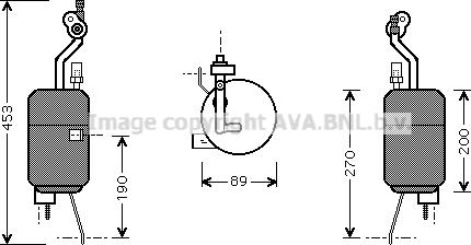 Prasco FDD310 - Осушувач, кондиціонер avtolavka.club