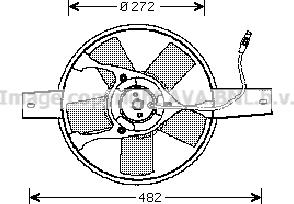 Prasco FT7534 - Вентилятор, охолодження двигуна avtolavka.club