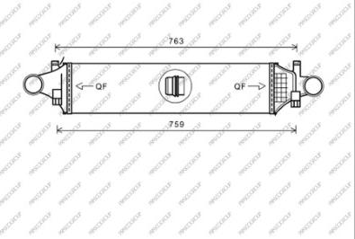 Prasco ME328N002 - Интеркулер avtolavka.club