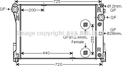 Prasco MSA2546 - Радіатор, охолодження двигуна avtolavka.club