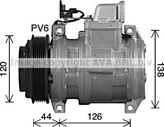 Prasco MSK740 - Компресор, кондиціонер avtolavka.club