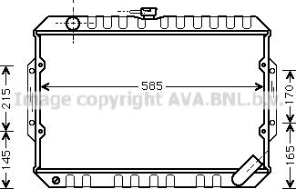 Prasco MT2066 - Радіатор, охолодження двигуна avtolavka.club