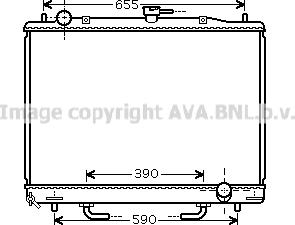 Prasco MT2170 - Радіатор, охолодження двигуна avtolavka.club