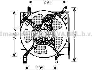Prasco MT7508 - Вентилятор, охолодження двигуна avtolavka.club