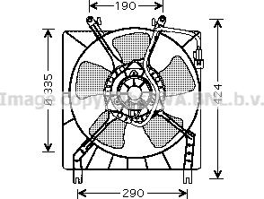Prasco MT7511 - Вентилятор, охолодження двигуна avtolavka.club