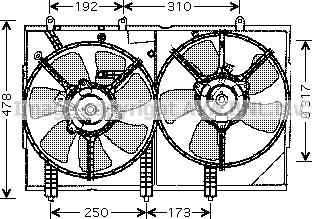 Prasco MT7523 - Вентилятор, охолодження двигуна avtolavka.club