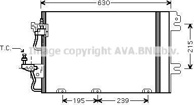 Prasco OL5366D - Конденсатор, кондиціонер avtolavka.club