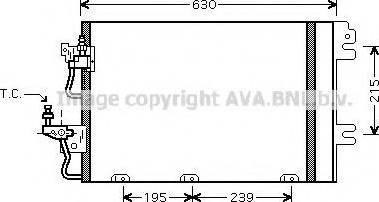 Prasco OL5366 - Конденсатор, кондиціонер avtolavka.club