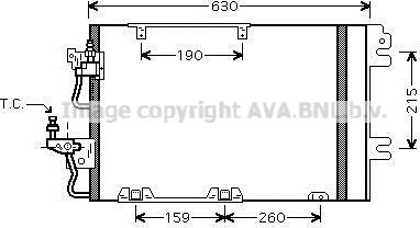 Prasco OL5367D - Конденсатор, кондиціонер avtolavka.club