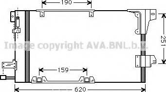 Prasco OL5251 - Конденсатор, кондиціонер avtolavka.club