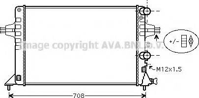 Prasco OL2444 - Радіатор, охолодження двигуна avtolavka.club