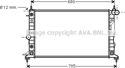 Prasco OL2324 - Радіатор, охолодження двигуна avtolavka.club