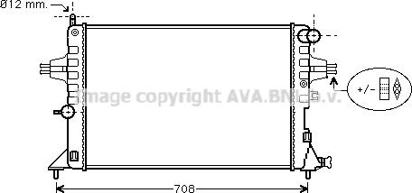 Prasco OL2296 - Радіатор, охолодження двигуна avtolavka.club