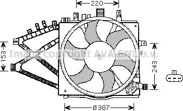 Prasco OL7521 - Вентилятор, охолодження двигуна avtolavka.club