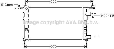 Prasco OLA2261 - Радіатор, охолодження двигуна avtolavka.club